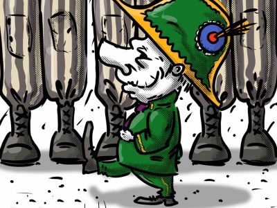 Путинская армия. Карикатура А.Петренко: t.me/PetrenkoAndryi